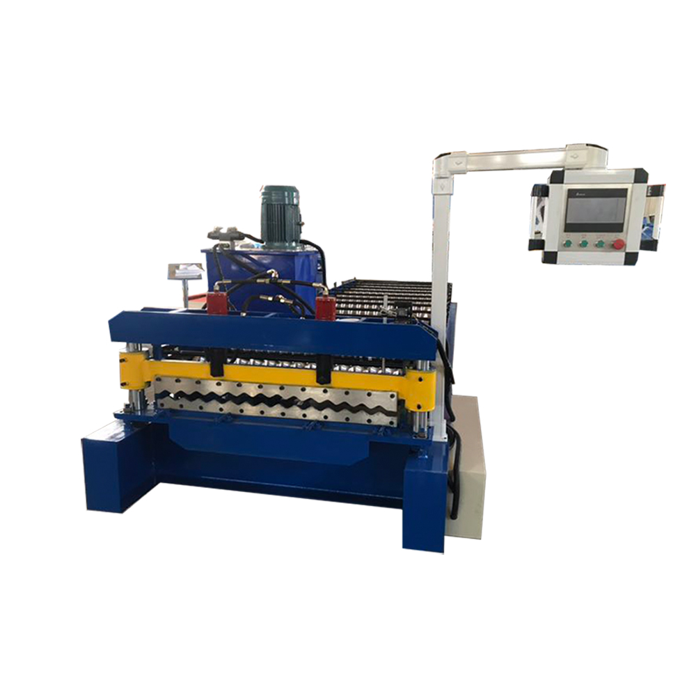 Corrugated tile roll forming machine